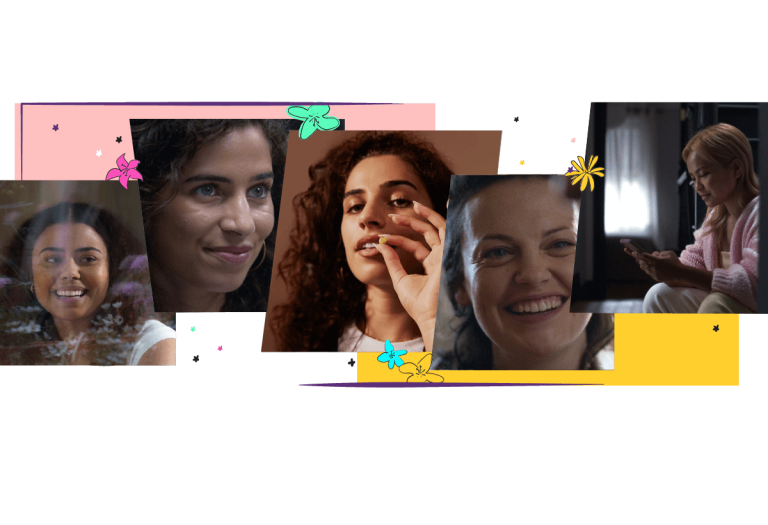 Collage of 5 women